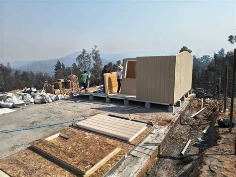 Viviendas de emergencia tras incendios forestales
