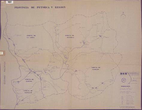 Mapa cartográfico de La Ligua Petorca