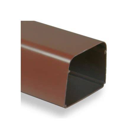 Canaleta marrón para aire acondicionado exterior