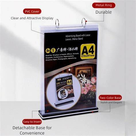 exhibidor transparente productos PVC