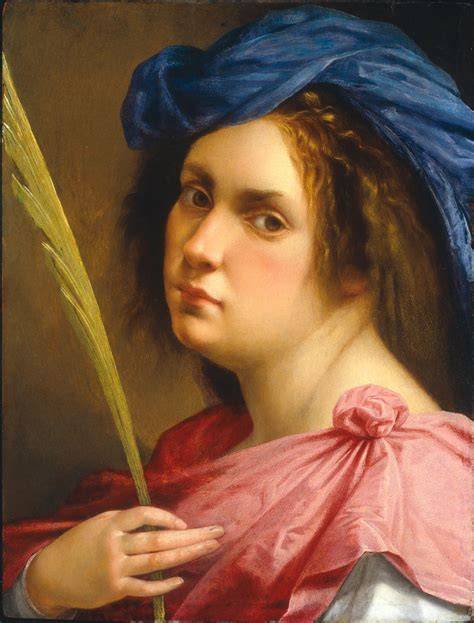 Retrato de Artemisia vestida de hombre