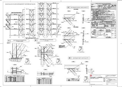 Planos verticales de arriostramiento edificio