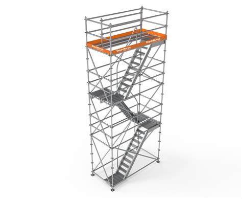 Escalera integrada en andamio Ringlock