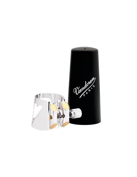 Abrazadera Vandoren Optimum plateada clarinete