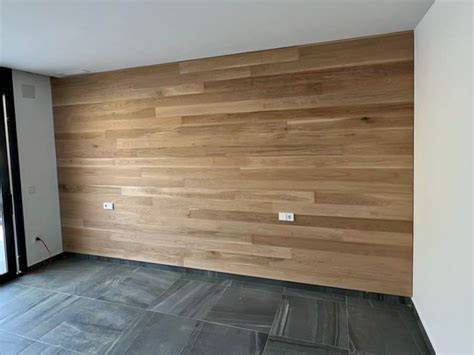 Revestimiento interior de madera en muro