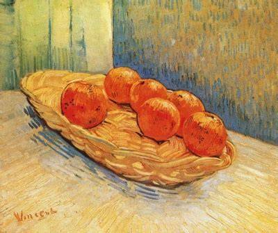 Vincent van Gogh usando tonos naranjas