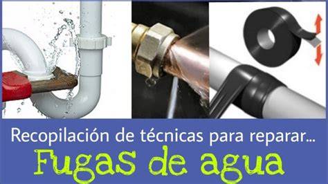 Esquema de fuga en cañería de agua