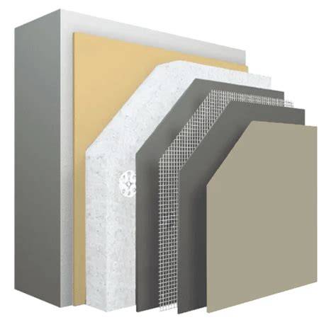 Panel EPS en fachada SATE