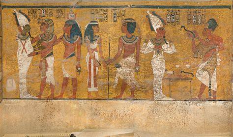 pinturas funerarias egipcias en tumba