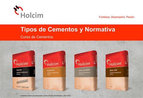 Tipos de cemento para construcción