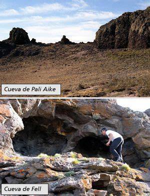 Mapa de Cueva Fell y Palli Aike