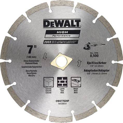 Disco diamantado segmentado para hormigón armado
