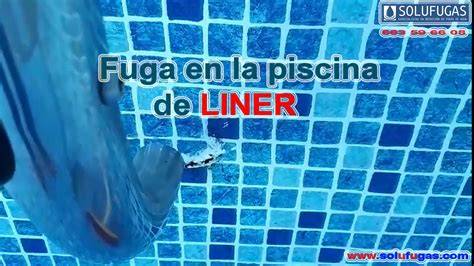 detectar fuga en liner piscina