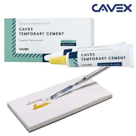 cemento temporal dental y corona provisional