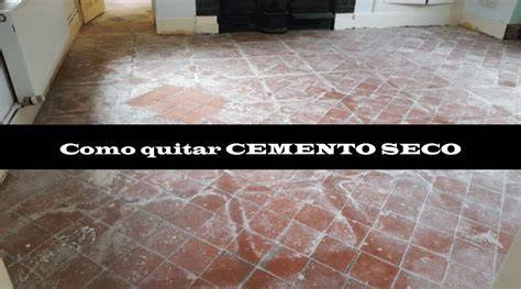 capas de cemento seco sobre superficies diferentes
