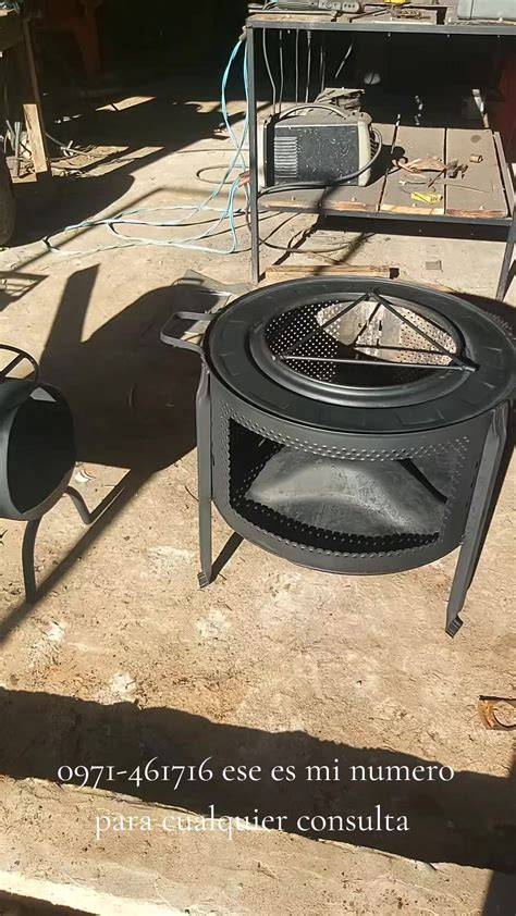 estructura metálica para fogón de forja