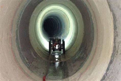 cámara de inspección alcantarillado instalada