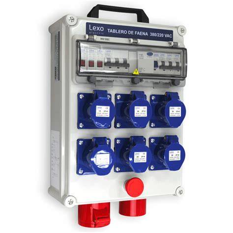 Tablero eléctrico portátil para faena