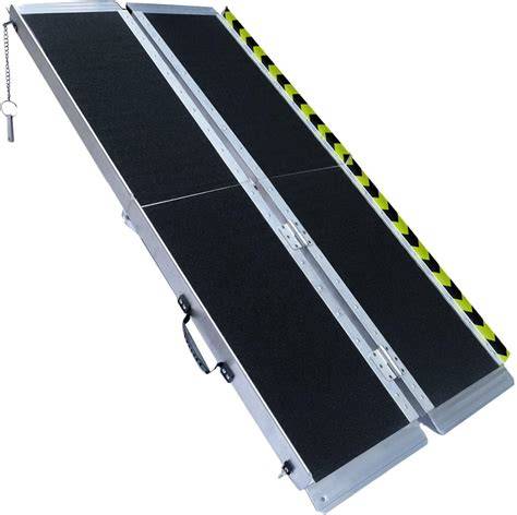Rampa portátil de aluminio antideslizante