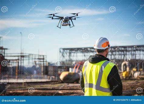 Drone inspeccionando pavimento aeroportuario