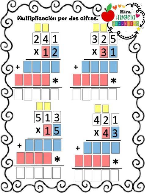 multiplicación 12 por 23 con bloques