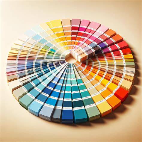 Paleta de colores para mural de pared