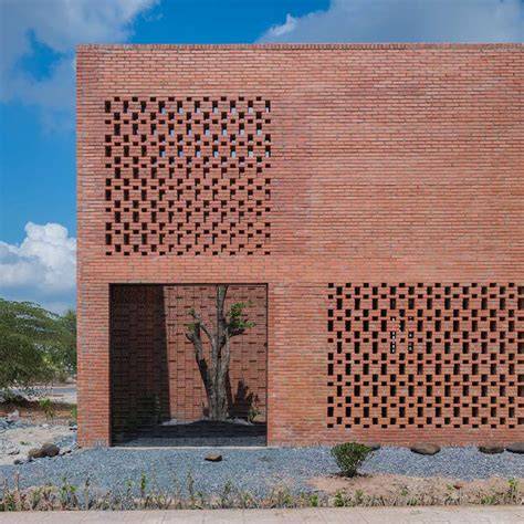 muro de ladrillos de arcilla fachada