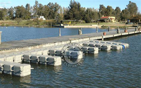 muelle flotante modular para embarcaciones