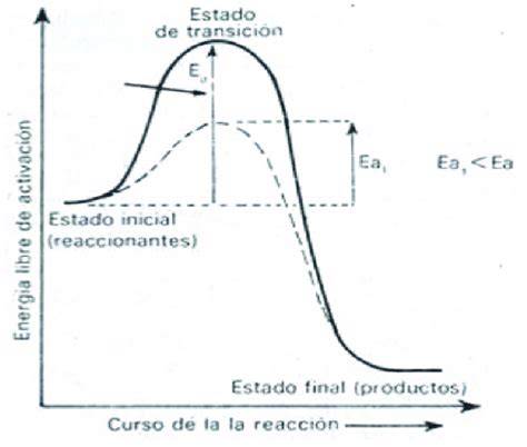 Perfil energético de una reacción catalizada
