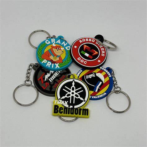 Llaveros PVC personalizados con logotipo
