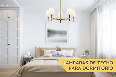 lámpara de techo de lujo dormitorio elegante
