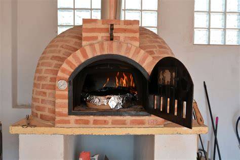 Horno tradicional para cocer ladrillos