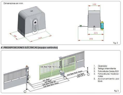 Esquema de instalación de puerta plegable