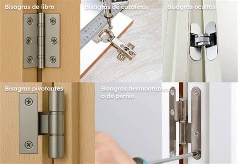 Tipos de bisagras para puertas y portones