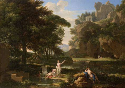 Eco y Narciso en pintura mitológica