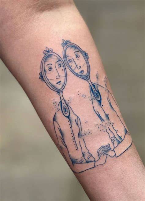 tatuaje inspirado en pintura famosa