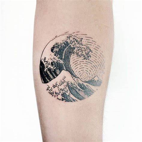 tatuaje japonés de La Gran Ola