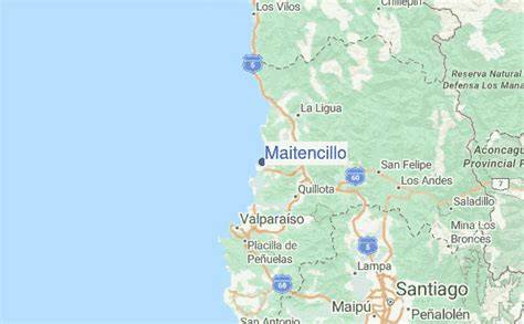 Mapa de Maitencillo y redes sanitarias
