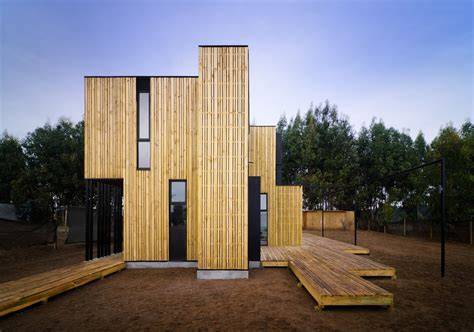 Casa modular con cubierta y cielo SIP