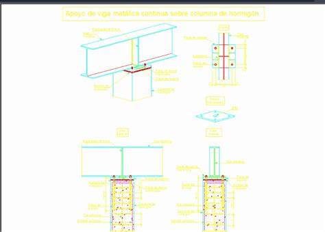 detalle constructivo apoyo neopreno viga metálica